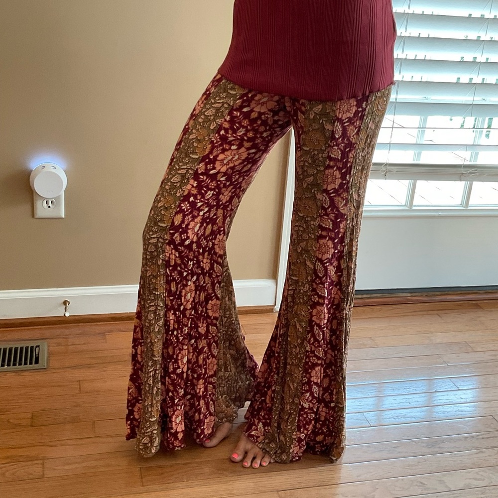 ❌ FINAL B4 RELISTING ❌ Free People Wide Leg Gauzy Pants - Picture 2 of 6